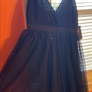 Tulle Formal Dark Blue Dress